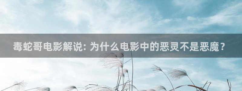 觉醒年代星辰影视：毒蛇哥电影解说: 为什么电影中的恶灵不是恶魔？
